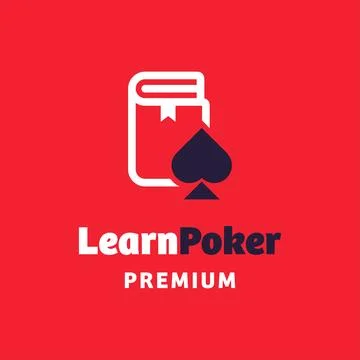 Learn Poker Logo Stock Illustration