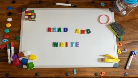 Learn to Read and Write Video stock 94194707