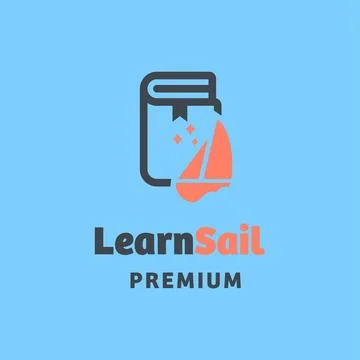 Learn Sail Logo Stock Illustration