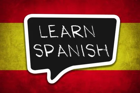 Learn Spaish Language Stock-Illustration