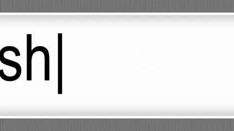 Learn Spanish - Computer Generated Animated Search Button Stock Footage 73577137