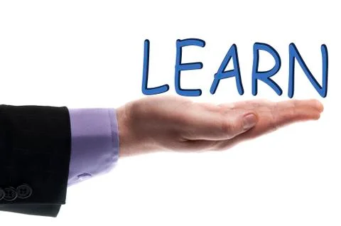 Learn word Stock-Fotos