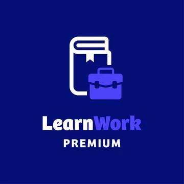Learn Work Logo Stock Illustration