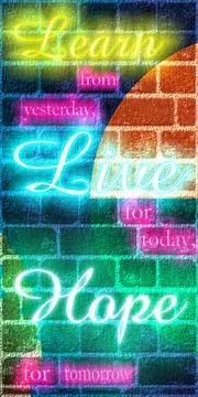 Learn from yesterday Stock Illustration