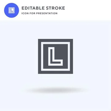 Learner icon vector, filled flat sign, solid pictogram isolated on white, logo イラスト素材