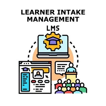 Learner intake management system supporting online education Stock Illustration