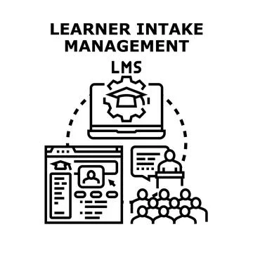 Learner intake management system supporting online education Stock Illustration