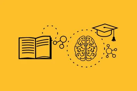 Learning Ability Concept Design Illustrazione stock