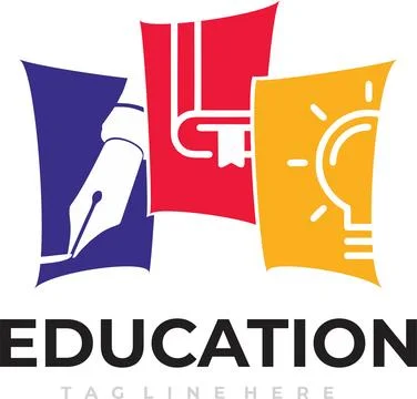 Learning Academy Logo Stockillustratie