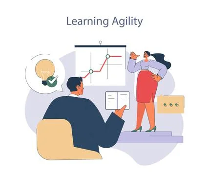 Learning Agility. Stock Illustration