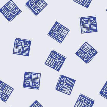 Learning analytics online platform glyph seamless pattern 스톡 일러스트