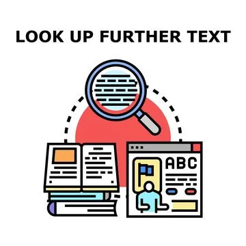 Learning and researching information using book and internet knowledge Stock Illustration