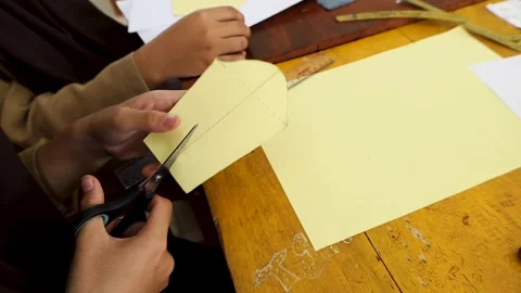 Learning atmosphere in the classroom. Stock Footage 243626508