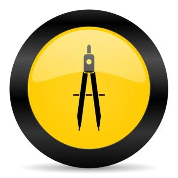 Learning black yellow web icon イラスト素材