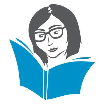 Learning from book symbol Stock Illustration
