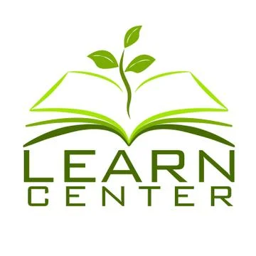 Learning center logo Stock Illustration