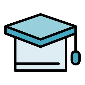 Learning concentration icon vector flat 库存插图