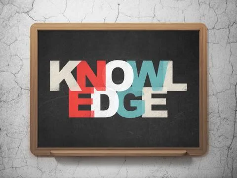 Learning concept: Knowledge on School Board background イラスト素材
