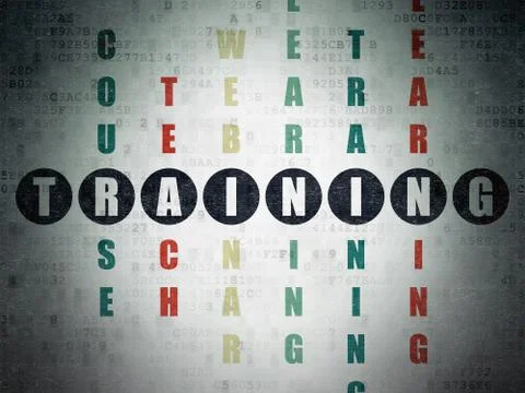 Learning concept: Training in Crossword Puzzle 스톡 일러스트