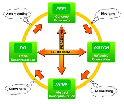 Learning cycle Stock Illustration