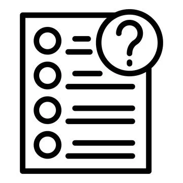 Learning disability paper icon outline vector. School education Stock Illustration