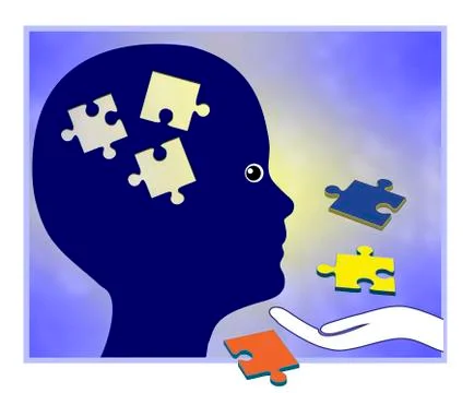 Learning disorder Illustrazione stock