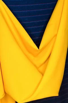 Learning draw fabric drapery Foto stock