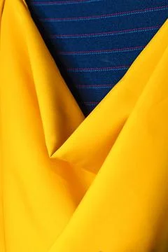 Learning draw fabric drapery Foto stock