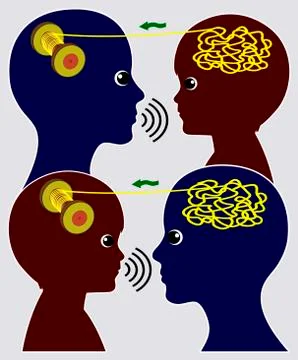 Learning from Each Other Illustrazione stock