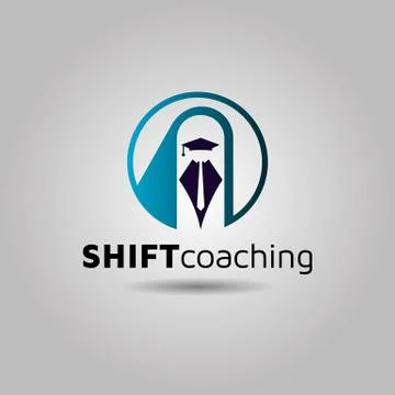 Learning education logo design template. Illustrazione stock