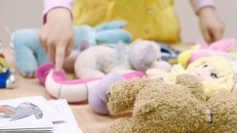 Learning English in a classroom, in a game form Stock Footage 84161436