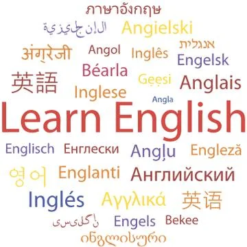 Learning english Stock Illustration