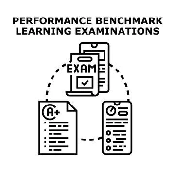 Learning examination process with benchmark performance results 库存插图