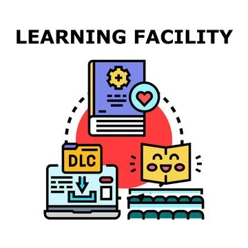 Learning facility for modern education and knowledge Stock Illustration