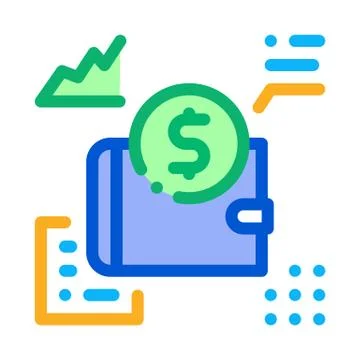 Learning functions parsing icon vector outline illustration 库存插图