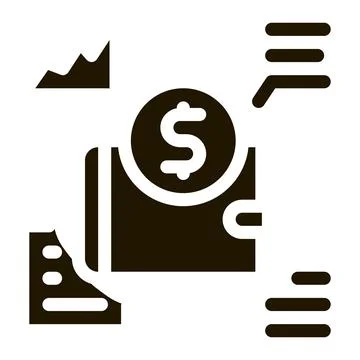 Learning functions parsing icon Vector Glyph Illustration 库存插图