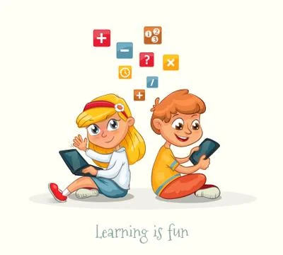 Learning is funq Stock Illustration