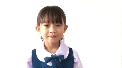 Learning girl Stock Footage 76008753