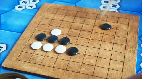 Learning to go on the table Stock Footage 88435446