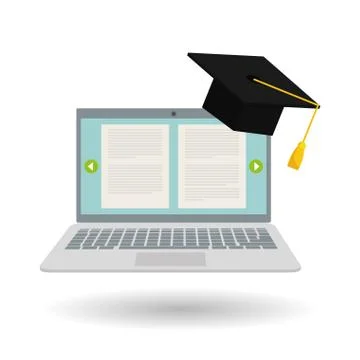 Learning graphic design , vector illustration Illustrazione stock