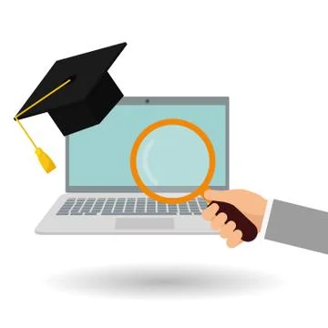 Learning graphic design , vector illustration Stock Illustration