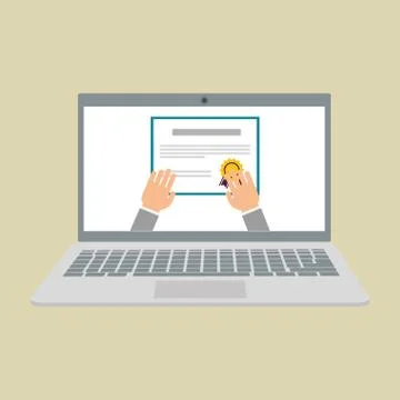 Learning graphic design , vector illustration Illustrazione stock