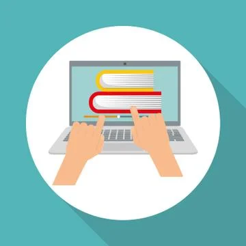 Learning graphic design , vector illustration Stock Illustration