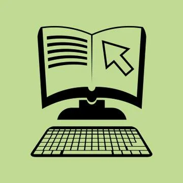 Learning graphic design , vector illustration Illustrazione stock