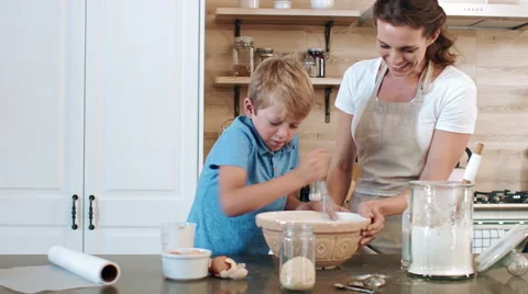 Learning how to bake Stock Footage 60789988