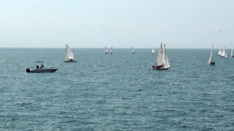 Learning how to Sail Stock Footage 39904579