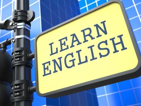 Learning Language - English Concept. Stock Illustration