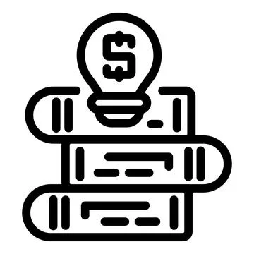 Learning materials icon outline vector. Skill development training 스톡 일러스트