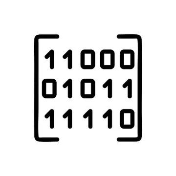 Learning math icon vector outline illustration Illustrazione stock