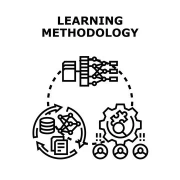 Learning methodology for artificial intelligence algorithm development 스톡 일러스트